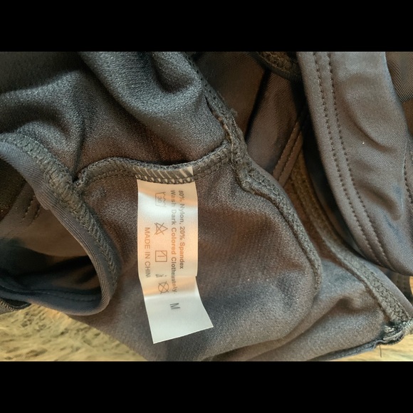 NWT Shein Zip Front High Leg One Piece Swimsuit - Picture 6 of 7